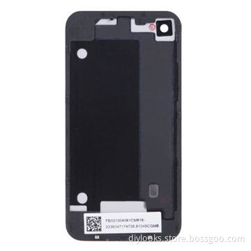 High Counterfeit Glass Back Cover for iPhone 4S (Original Black)